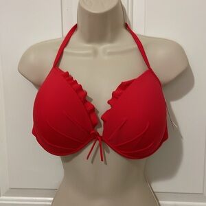 Red halter bikini top by Victoria’s Secret